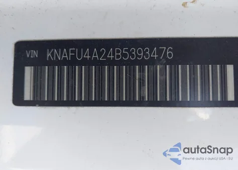 2011 Kia Forte Ex z USA, uszkodzony, nr VIN KNAFU4A24B5393476